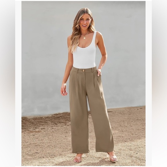 Pants - LILLUSORY Wide Leg Dress Pants Women's High Waisted Dressy Trousers MWT